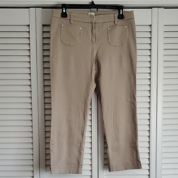 Cache Light Tan Capri Pants - Picture 1 of 12